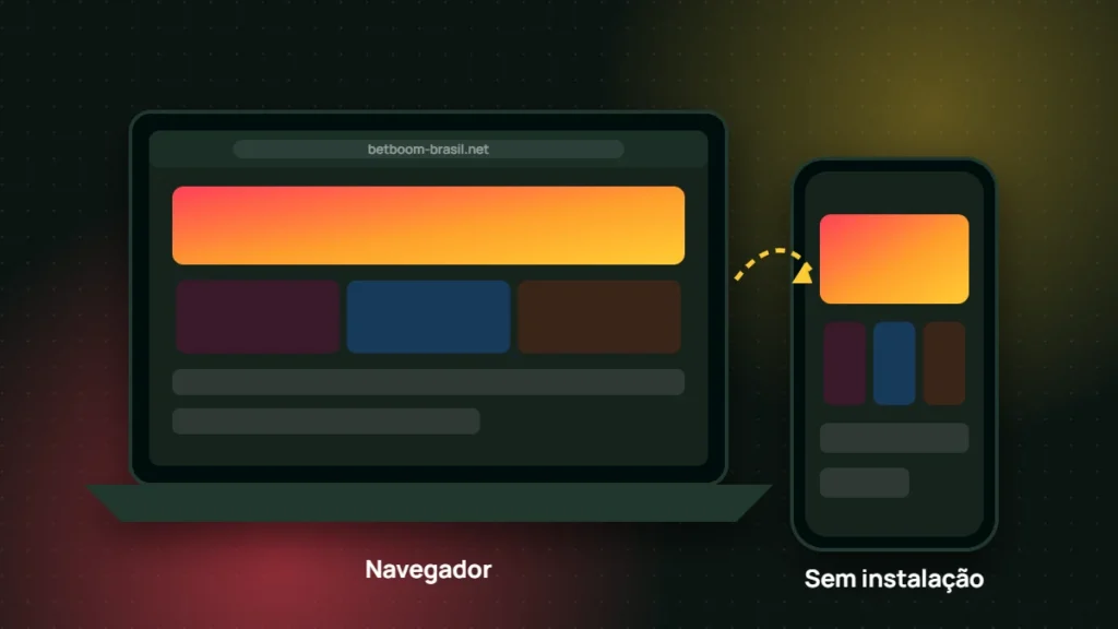Versão web aberta no notebook e no celular